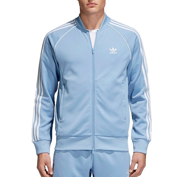 adidas sst track jacket blue